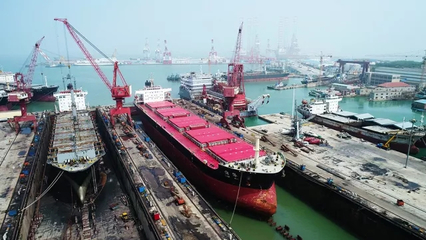 山東榮成石島 服務貿易提速，國際船舶管理業務蓬勃發展